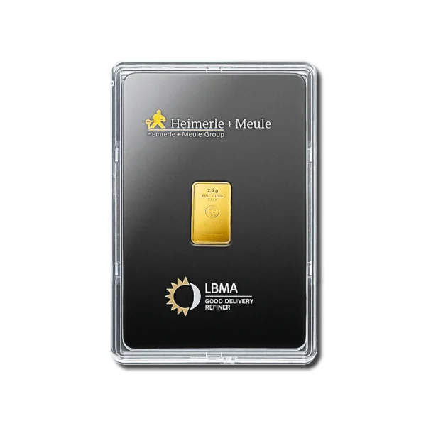 Lingotin d'or 2,5g - Heimerle + Meule